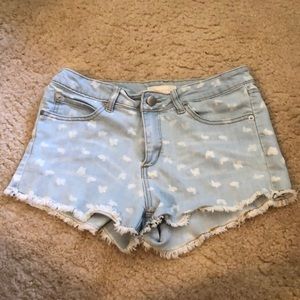 Butterfly Jean Shorts